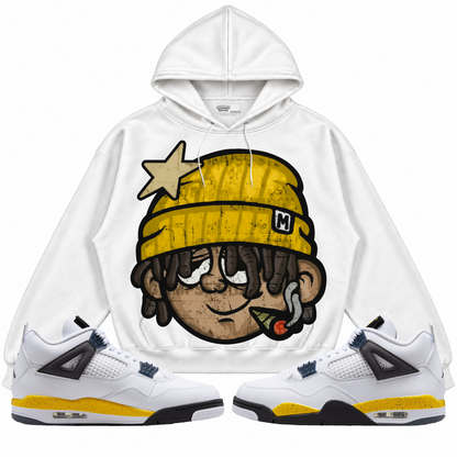 Rebranded Studios apparel — front styled with matching sneakers