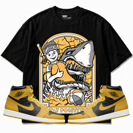 Rebranded Studios apparel — front styled with matching sneakers