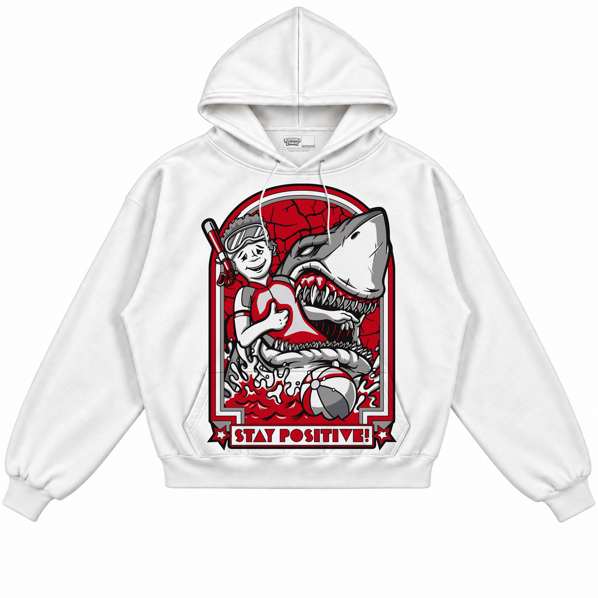 Rebranded Studios apparel — front without sneakers