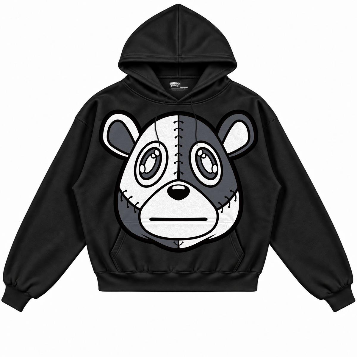 Rebranded Studios apparel — front without sneakers