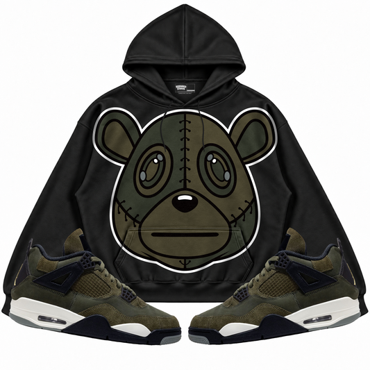 Rebranded Studios apparel — front styled with matching sneakers