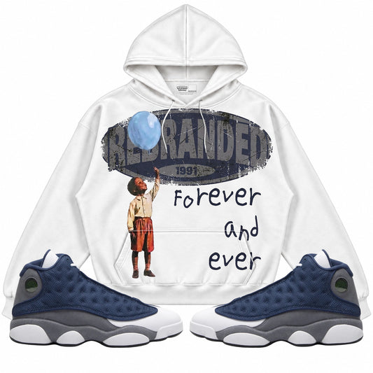 Rebranded Studios apparel — front styled with matching sneakers