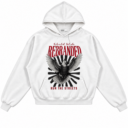 Rebranded Studios apparel — front without sneakers