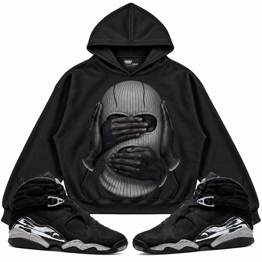 Rebranded Studios apparel — front styled with matching sneakers