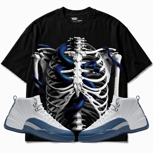 Rebranded Studios apparel — front styled with matching sneakers