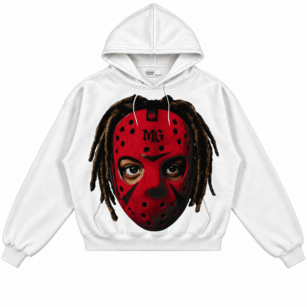 Rebranded Studios apparel — front without sneakers