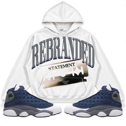 Rebranded Studios apparel — front styled with matching sneakers