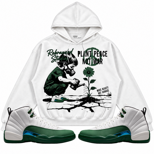 Rebranded Studios apparel — front styled with matching sneakers
