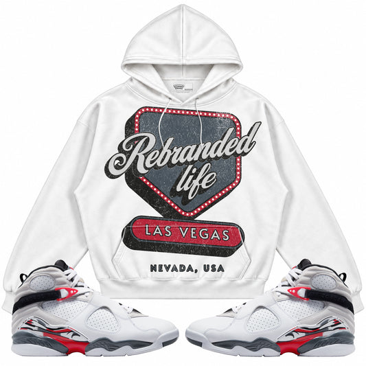 Rebranded Studios apparel — front styled with matching sneakers