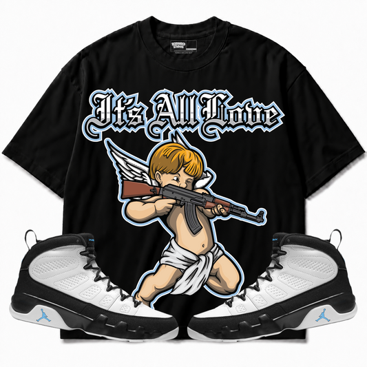 Rebranded Studios apparel — front styled with matching sneakers