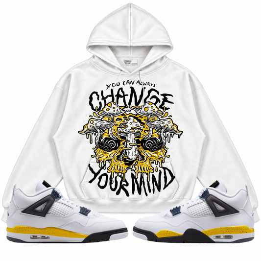 Rebranded Studios apparel — front styled with matching sneakers