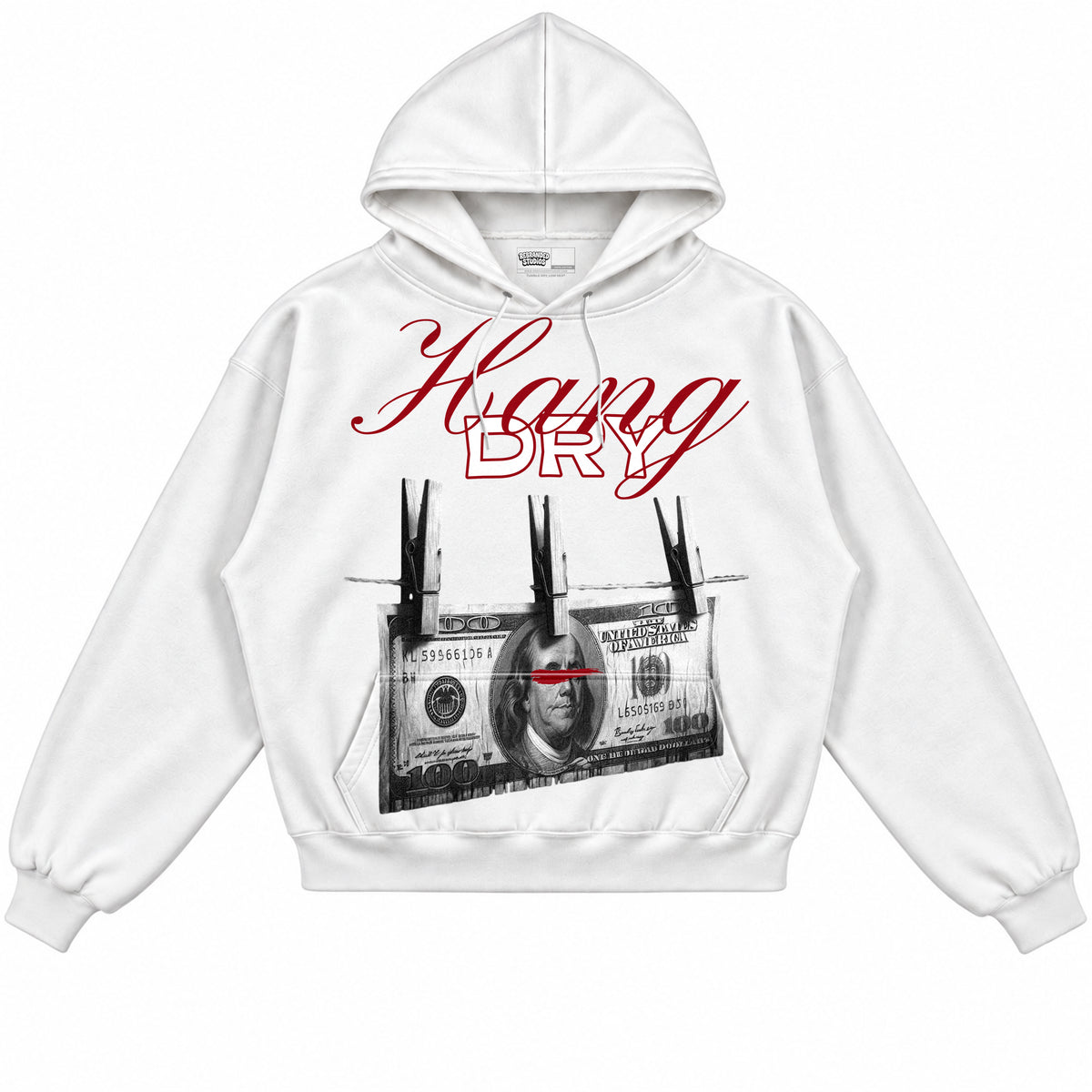 Rebranded Studios apparel — front without sneakers
