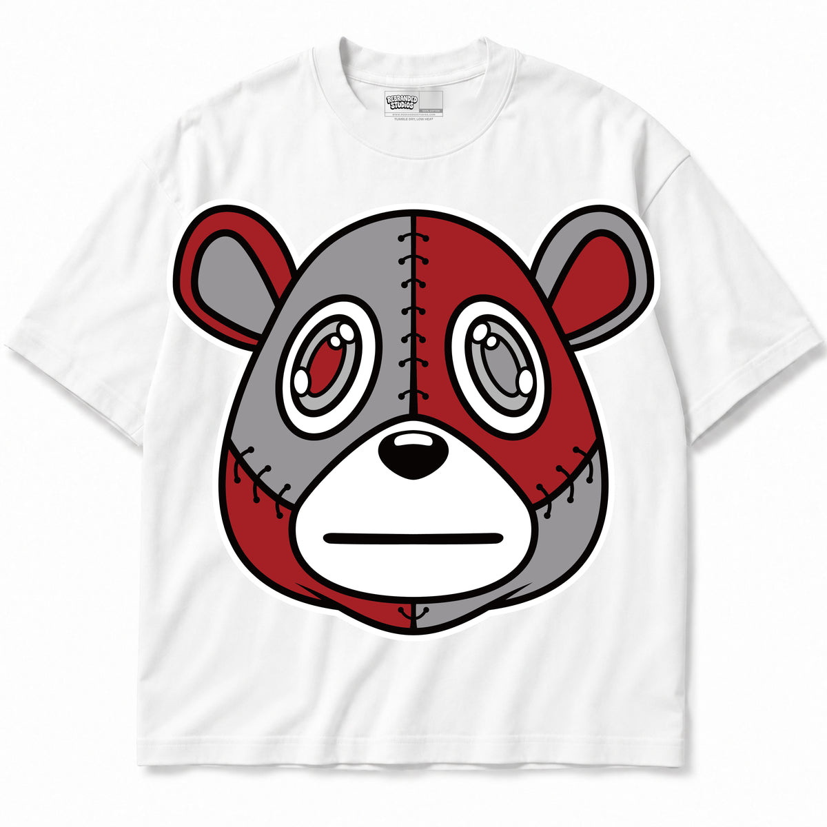 Rebranded Studios apparel — front without sneakers