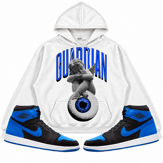 Rebranded Studios apparel — front styled with matching sneakers