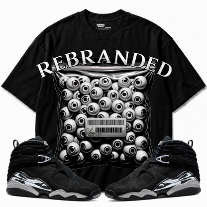 Rebranded Studios apparel — front styled with matching sneakers