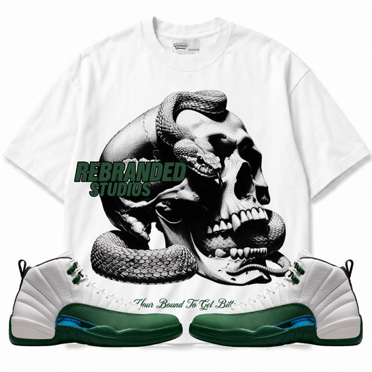Rebranded Studios apparel — front styled with matching sneakers