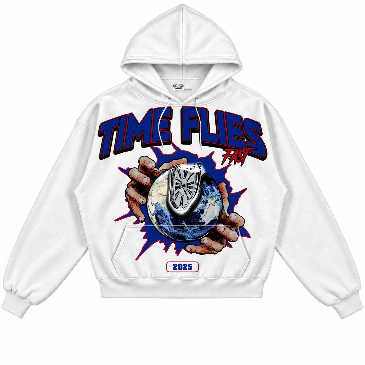 Rebranded Studios apparel — front without sneakers