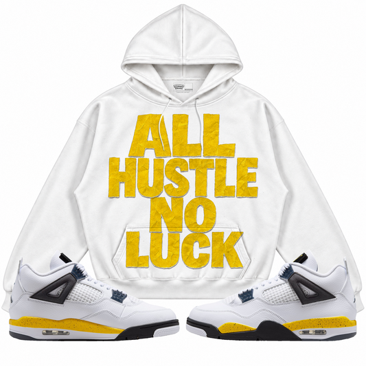Rebranded Studios apparel — front styled with matching sneakers