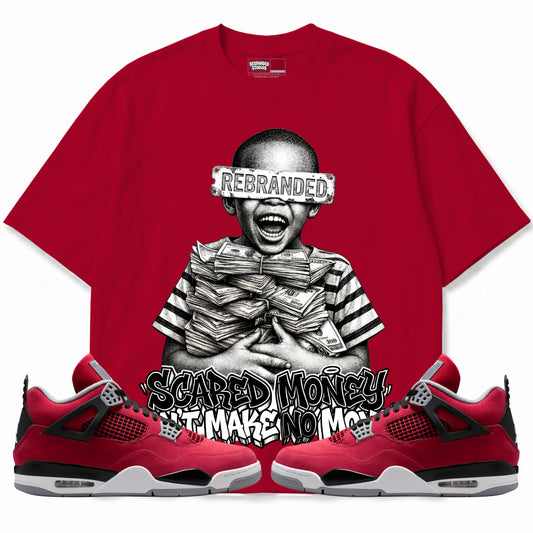 Rebranded Studios apparel — front styled with matching sneakers