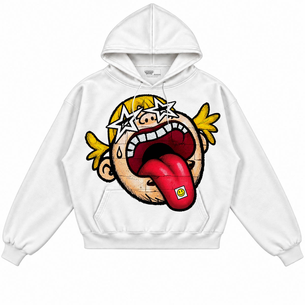 Rebranded Studios apparel — front without sneakers