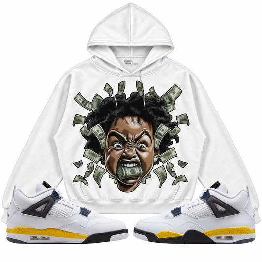 Rebranded Studios apparel — front styled with matching sneakers