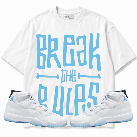 Rebranded Studios apparel — front styled with matching sneakers