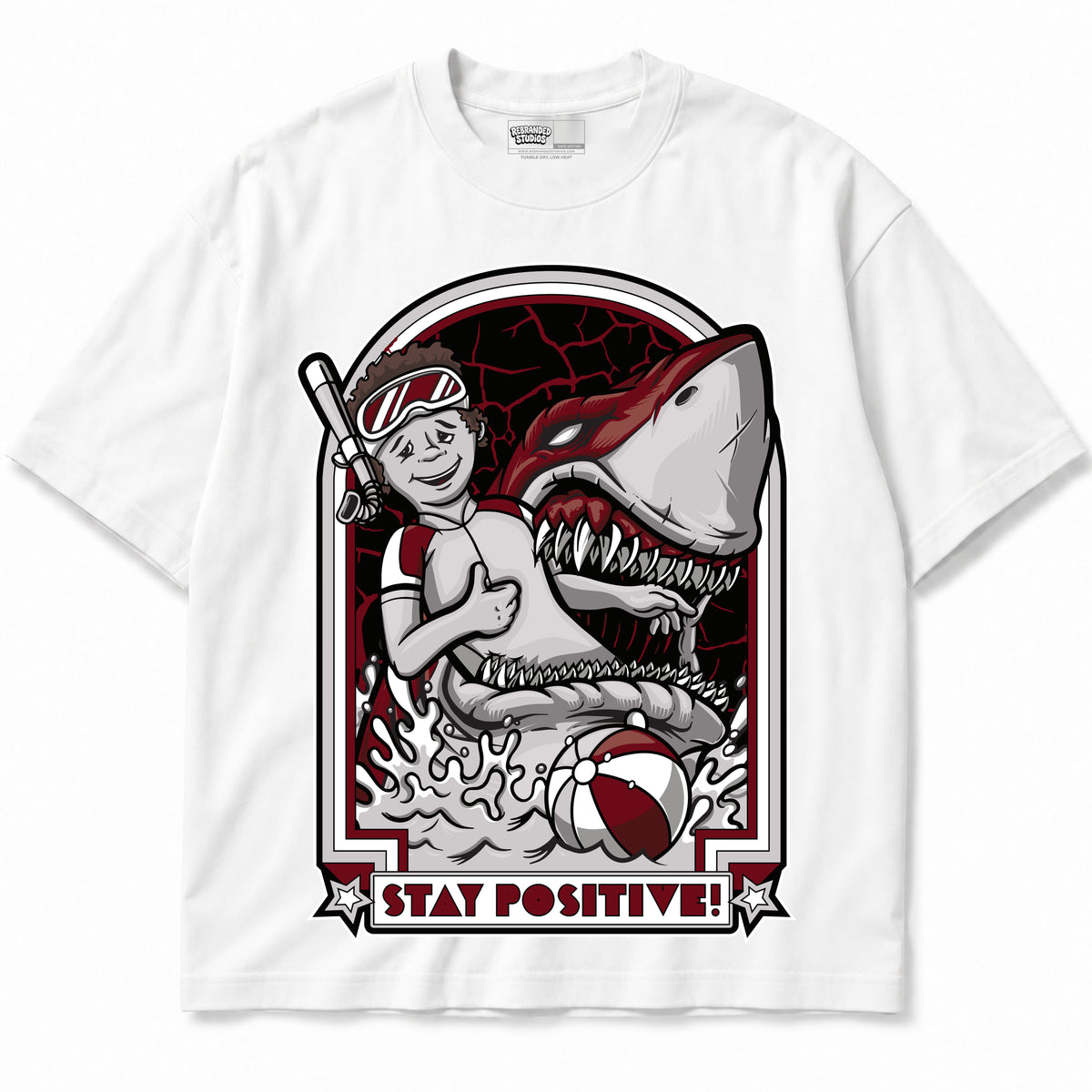 Rebranded Studios apparel — front without sneakers