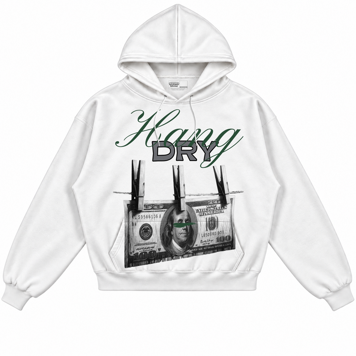 Rebranded Studios apparel — front without sneakers