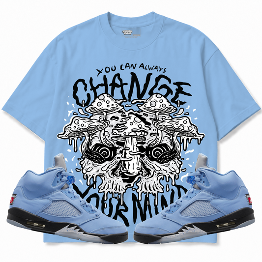 Rebranded Studios apparel — front styled with matching sneakers