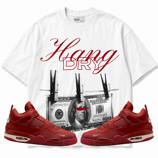 Rebranded Studios apparel — front styled with matching sneakers