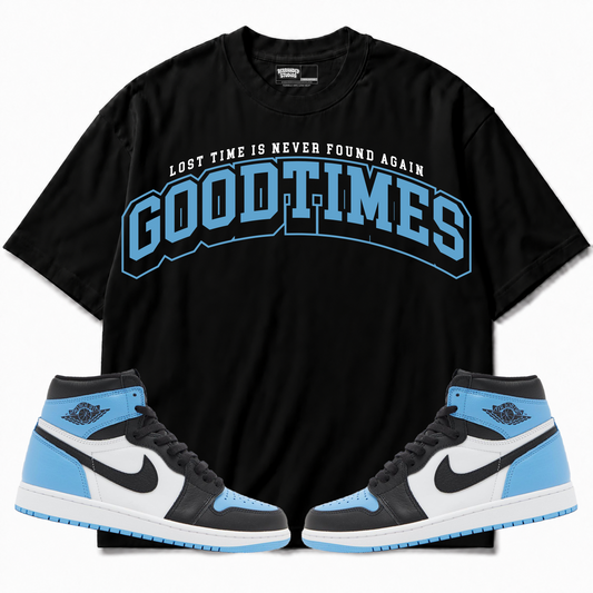 Rebranded Studios apparel — front styled with matching sneakers