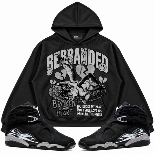Rebranded Studios apparel — front styled with matching sneakers