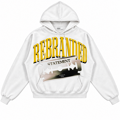 Rebranded Studios apparel — front without sneakers
