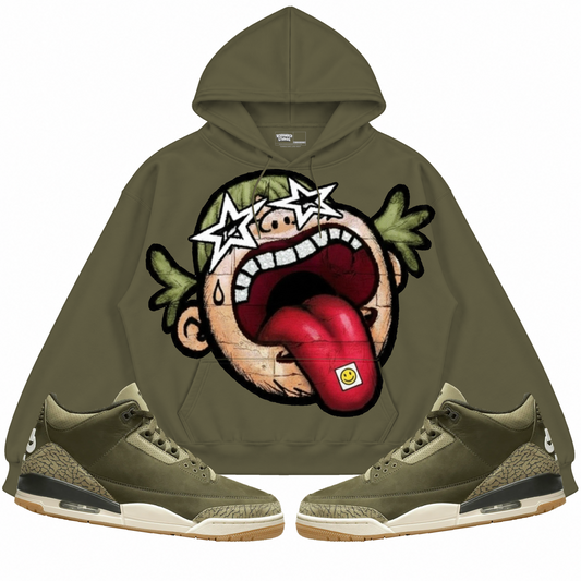Rebranded Studios apparel — front styled with matching sneakers