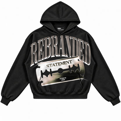 Rebranded Studios apparel — front without sneakers