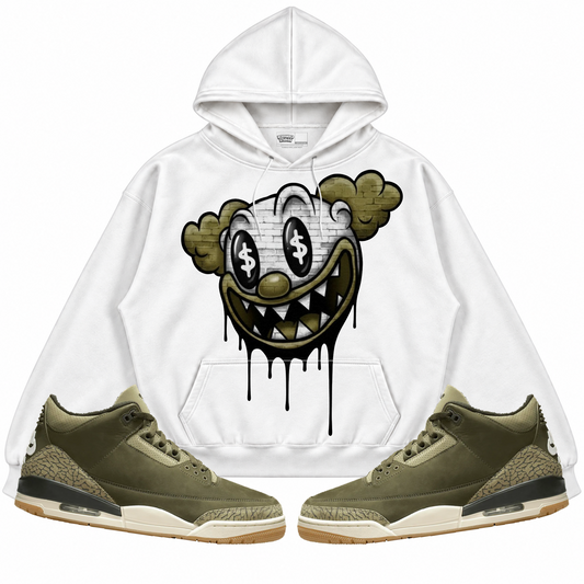 Rebranded Studios apparel — front styled with matching sneakers