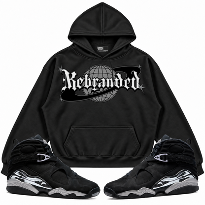 Rebranded Studios apparel — front styled with matching sneakers