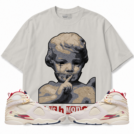 Rebranded Studios apparel — front styled with matching sneakers