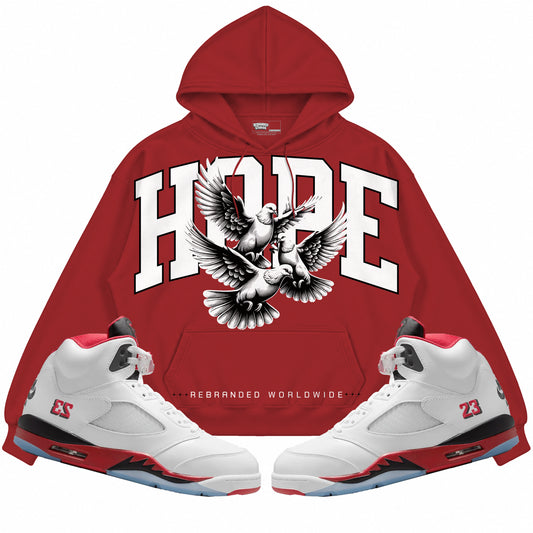 Rebranded Studios apparel — front styled with matching sneakers