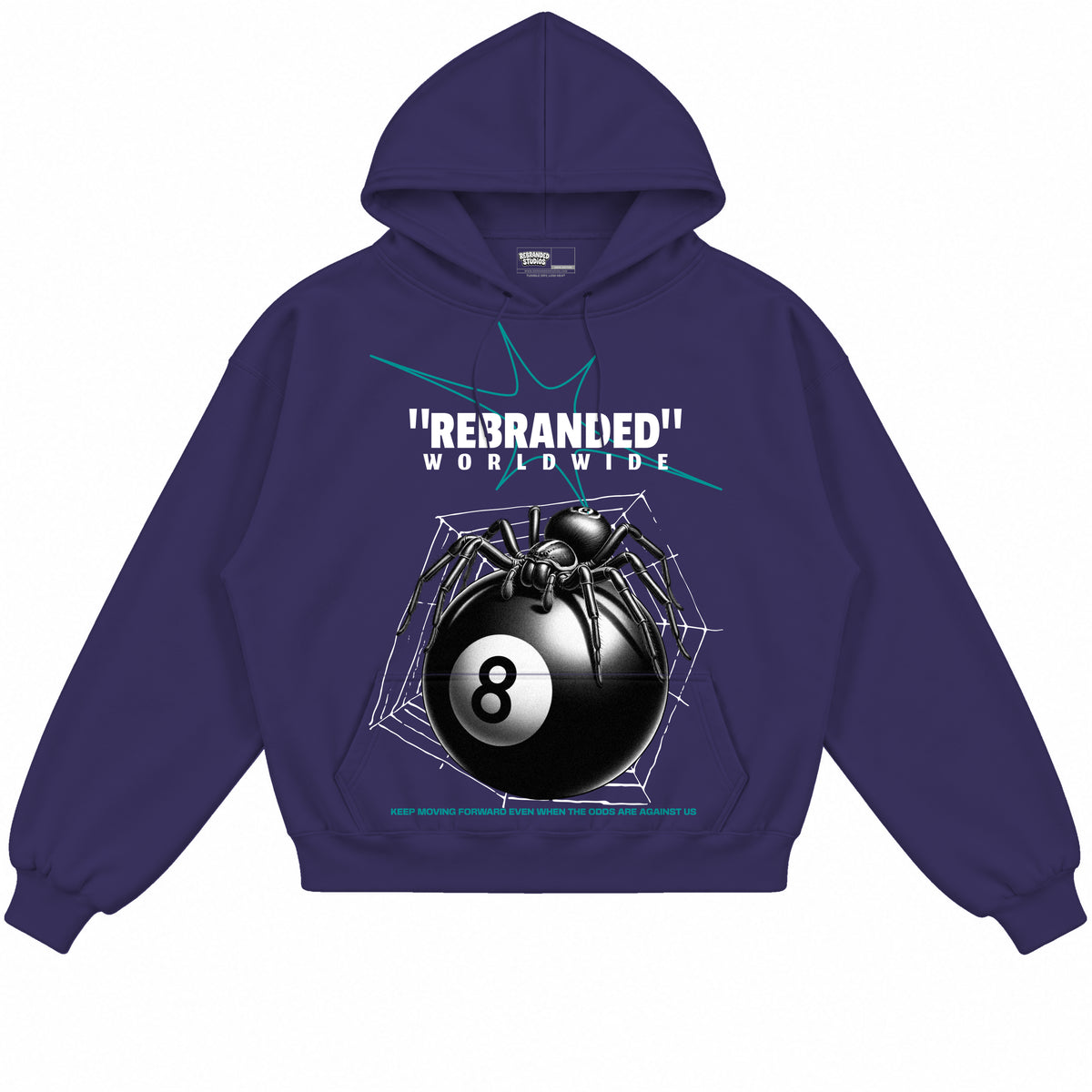 Rebranded Studios apparel — front without sneakers