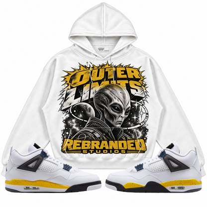 Rebranded Studios apparel — front styled with matching sneakers
