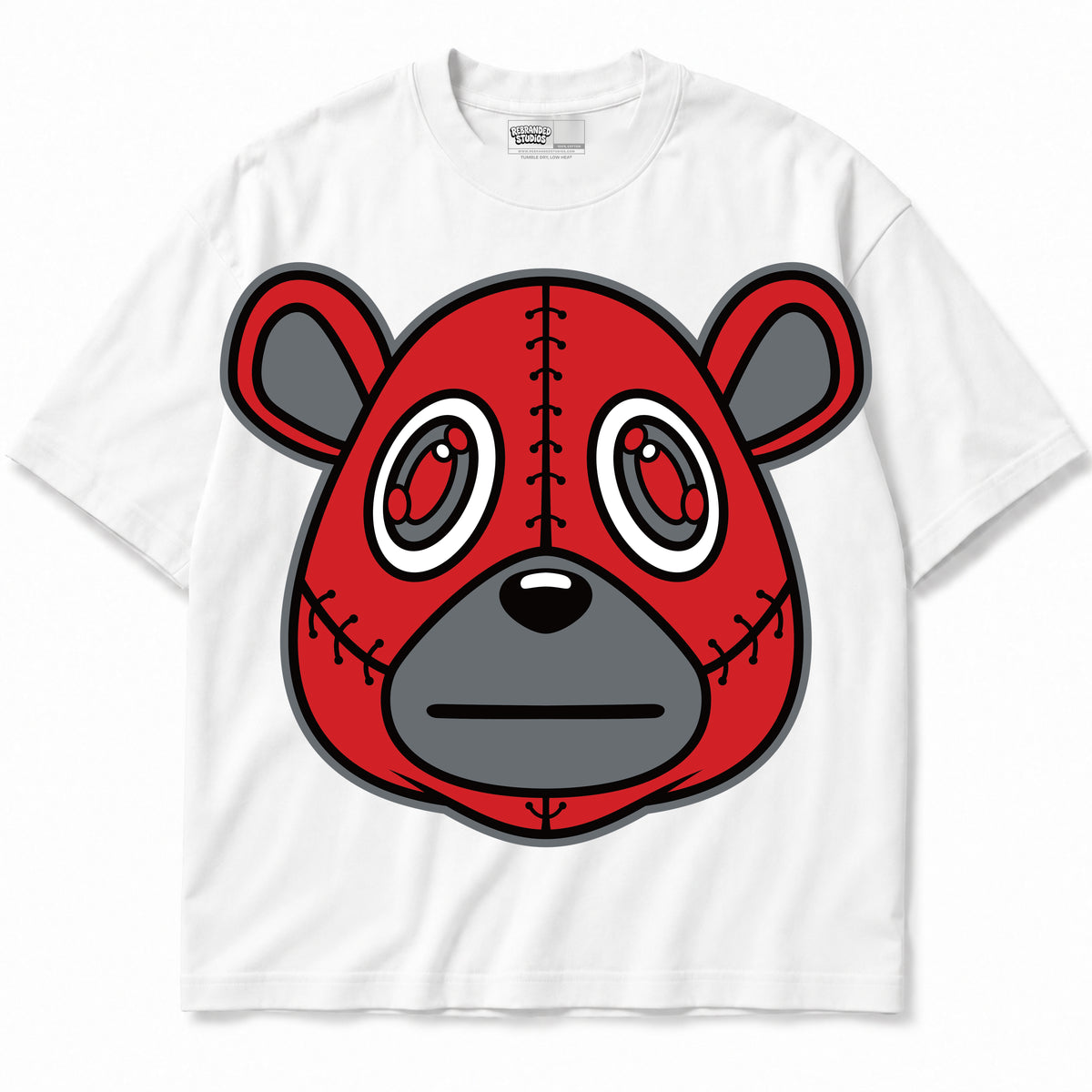 Rebranded Studios apparel — front without sneakers