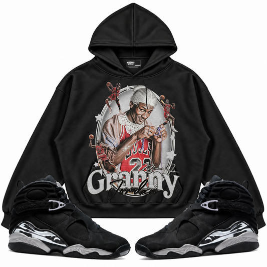 Rebranded Studios apparel — front styled with matching sneakers