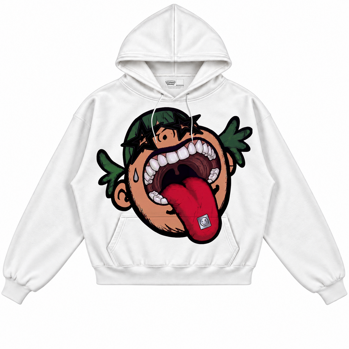 Rebranded Studios apparel — front without sneakers