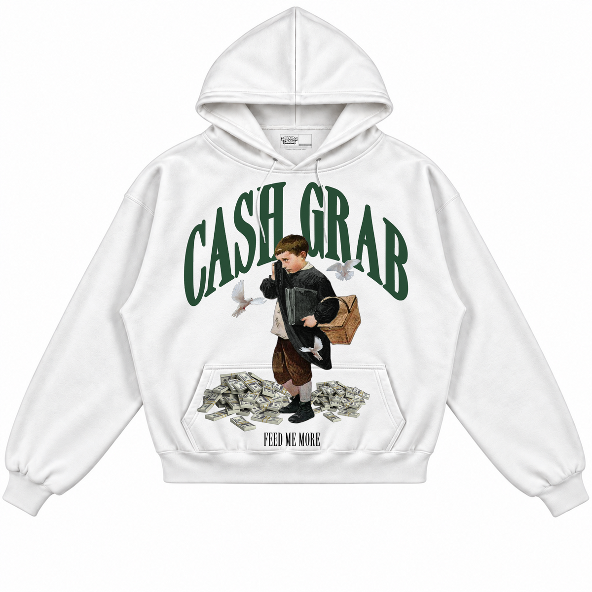 Rebranded Studios apparel — front without sneakers