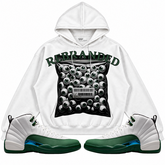 Rebranded Studios apparel — front styled with matching sneakers