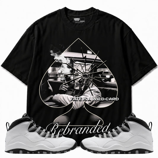 Rebranded Studios apparel — front styled with matching sneakers