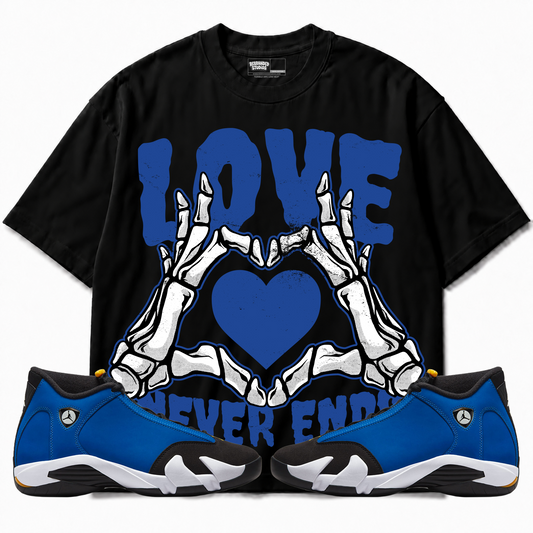 Rebranded Studios apparel — front styled with matching sneakers