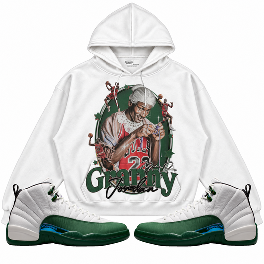 Rebranded Studios apparel — front styled with matching sneakers