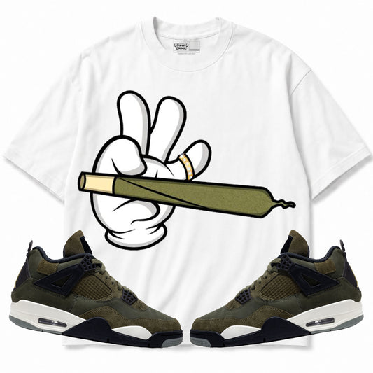 Rebranded Studios apparel — front styled with matching sneakers